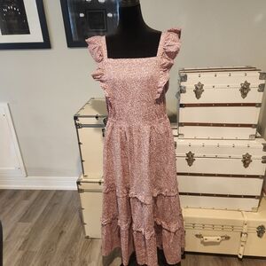 Ruffled Pink Dress
